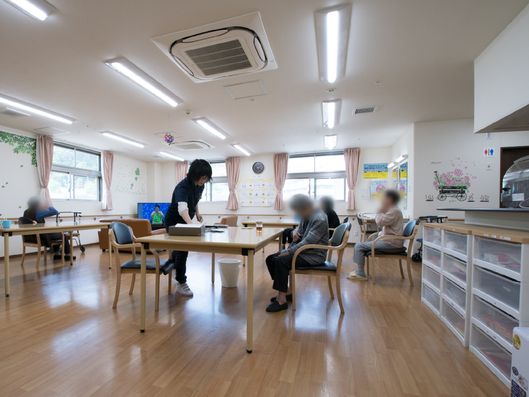 調理室がある居間