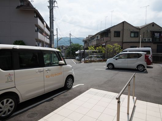 点字ブロックがある入り口