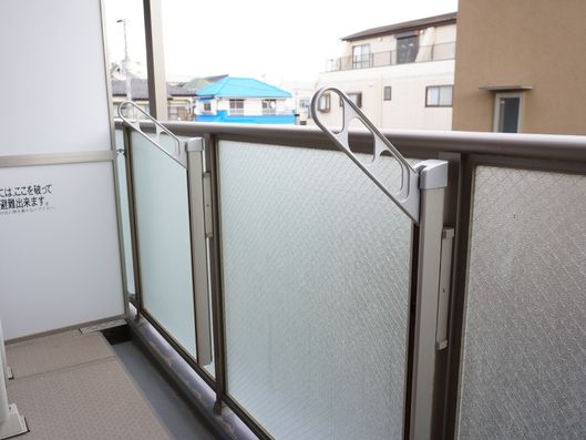 ベランダのようす