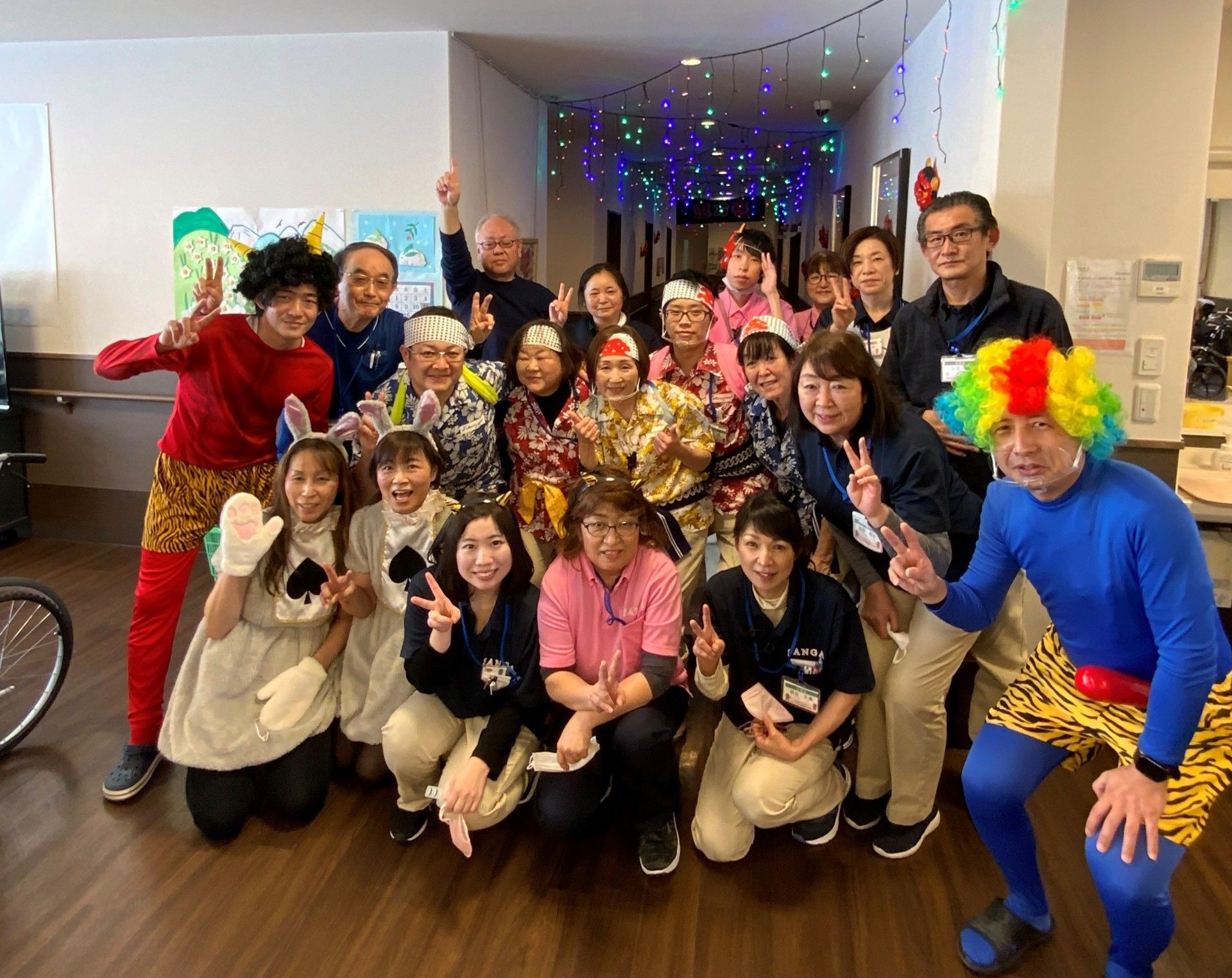 笑顔あふれる集合ポーズ