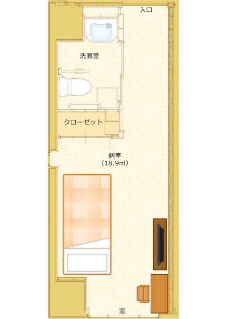 コンソルテ新緑苑の間取りの間取り図