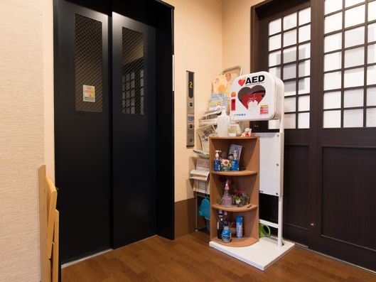 エレベーター前