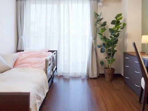 「ニチイホーム久が原」の居室。個性を尊重し個室タイプ。
