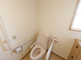 明るく清潔なトイレの設備