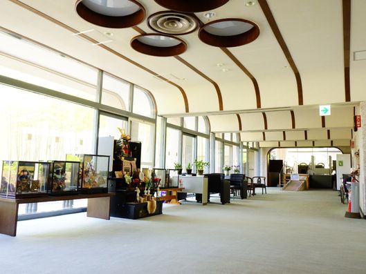 清潔感のあるロビー