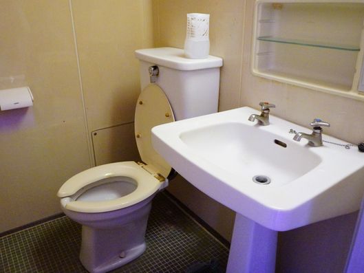 居室に設置されたトイレ