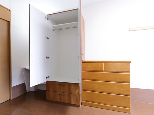 収納力抜群のタンスと衣装ケース