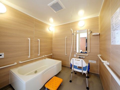 「万葉かぬま」の浴室