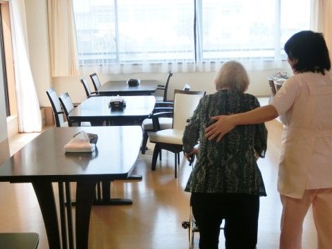 「住宅型有料老人ホーム ヴィラ・カワイ」リビング兼多目的ルーム