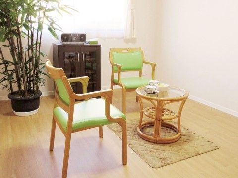 「サービス付高齢者向け住宅 ラポール那須望館」居室。プライベートなお時間を大切にしてください。