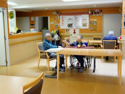 カウンターが配置されている共用部