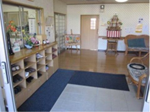 下駄箱のある玄関
