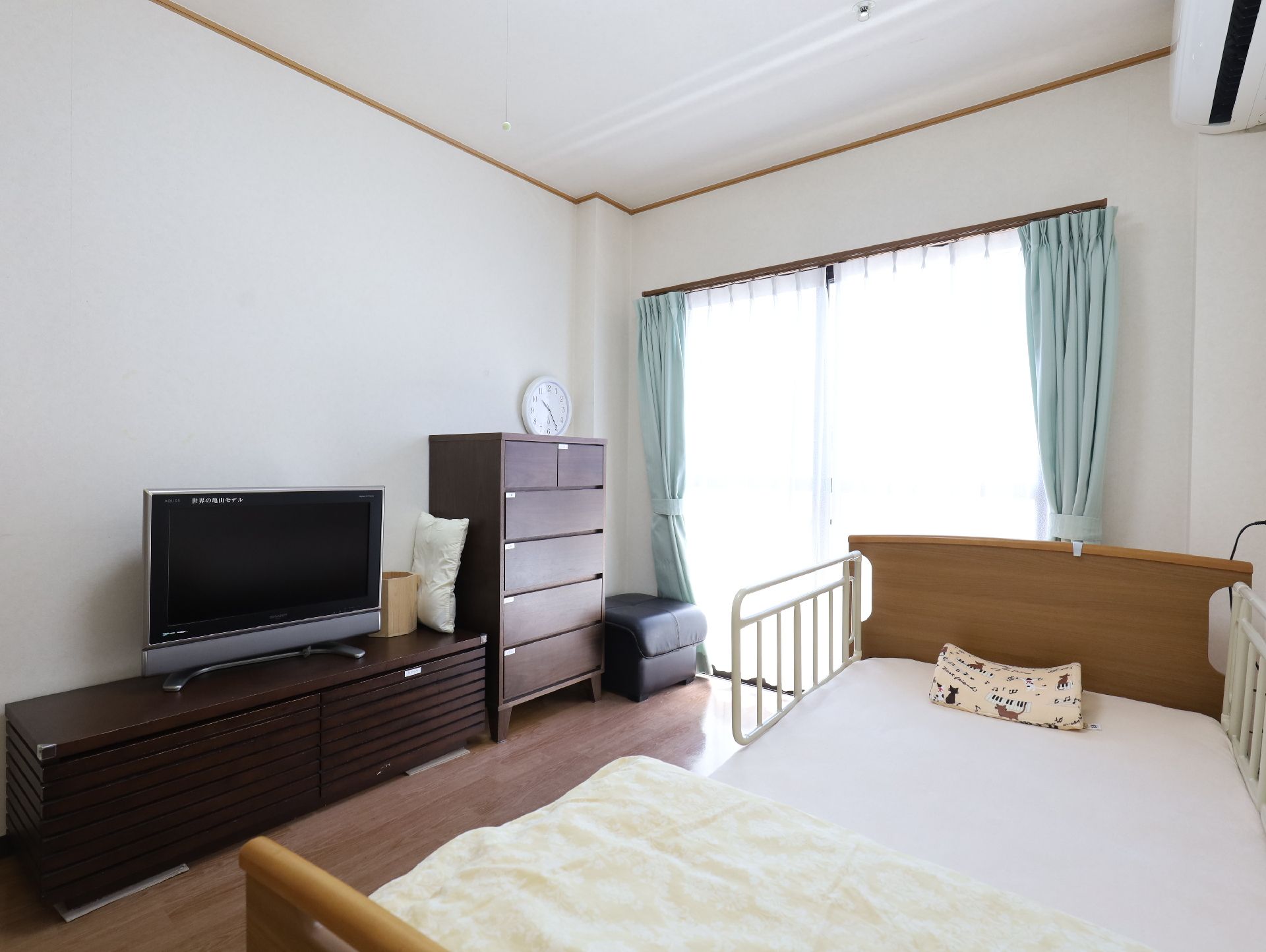 安全対策が行われた居室