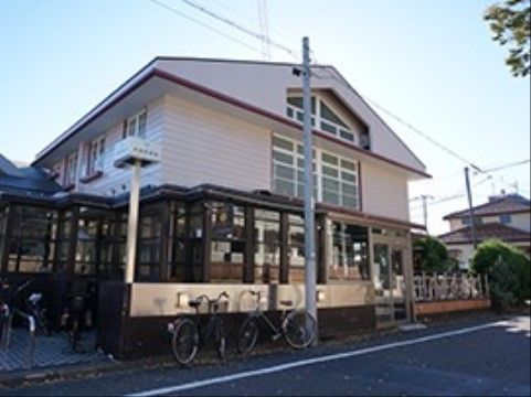 「アイリスガーデン用賀」の周辺。有名なカフェがある。