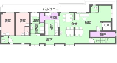 グループホーム あすか東川口の4th Floorのフロアマップ