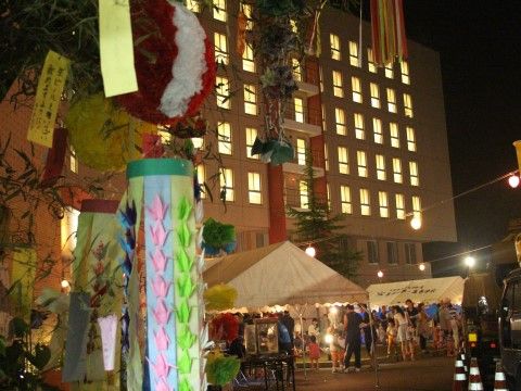 「シルバーレジデンス孔輪閣やまびこ館」の夏祭り。季節のイベントへも参加できます。