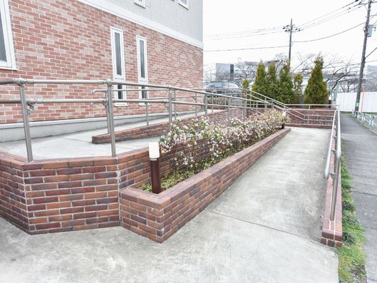 緩やかなスロープ