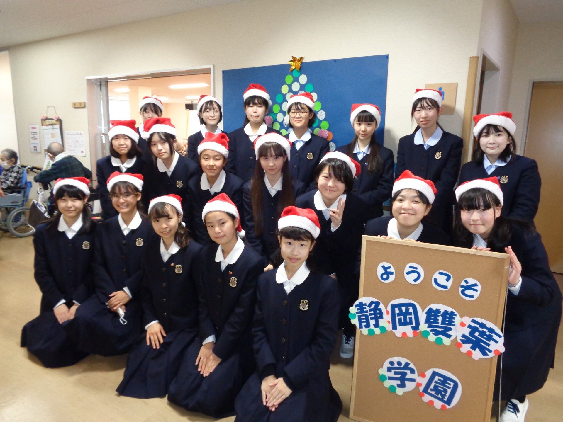クリスマスイベントの多目的室