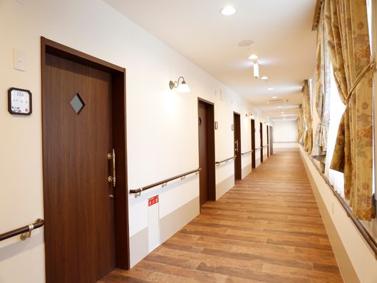 明るい廊下