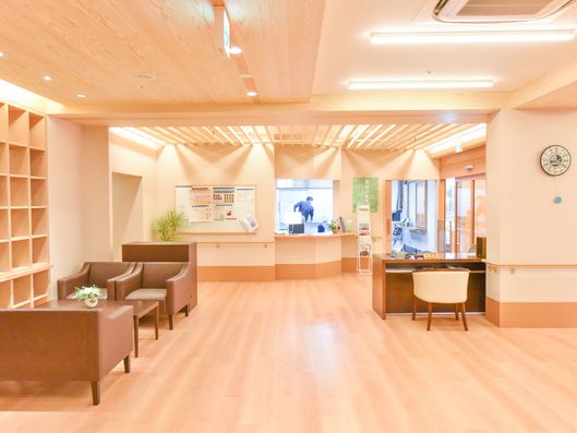 ゆっくり話せる応接エリア