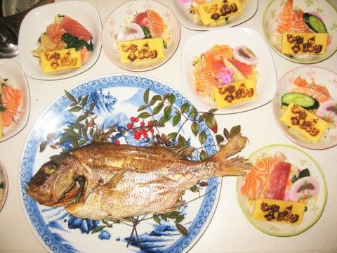 「グループホーム四季はる」のひな祭りのお食事。行事イベントの特別お食事になっている。