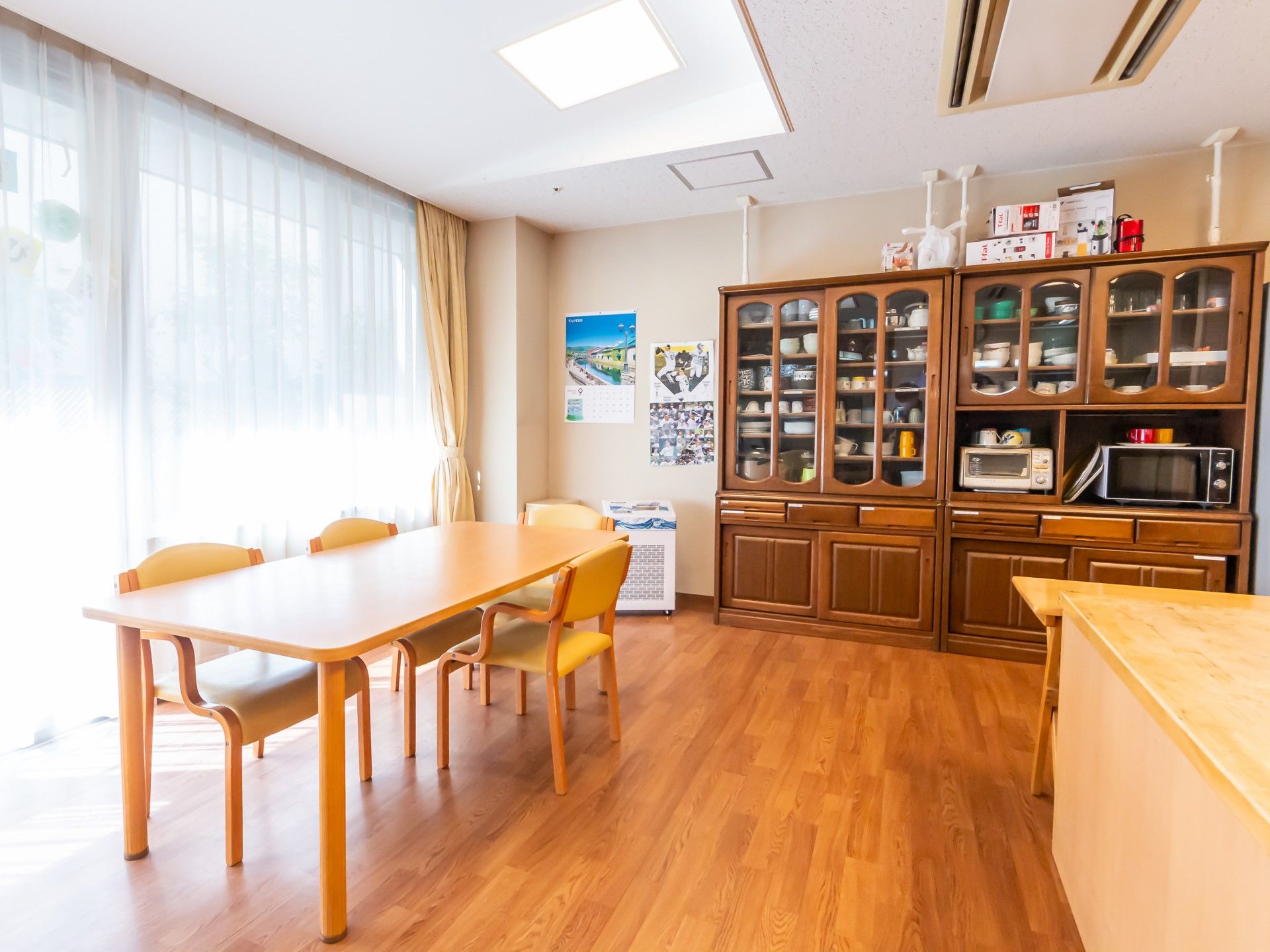 明るいダイニングルーム