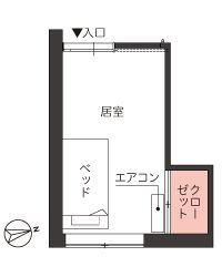 ツクイ堺深阪 グループホームの間取り1の間取り図
