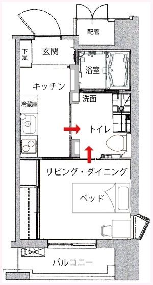 るるどの風西春の居室の間取り図