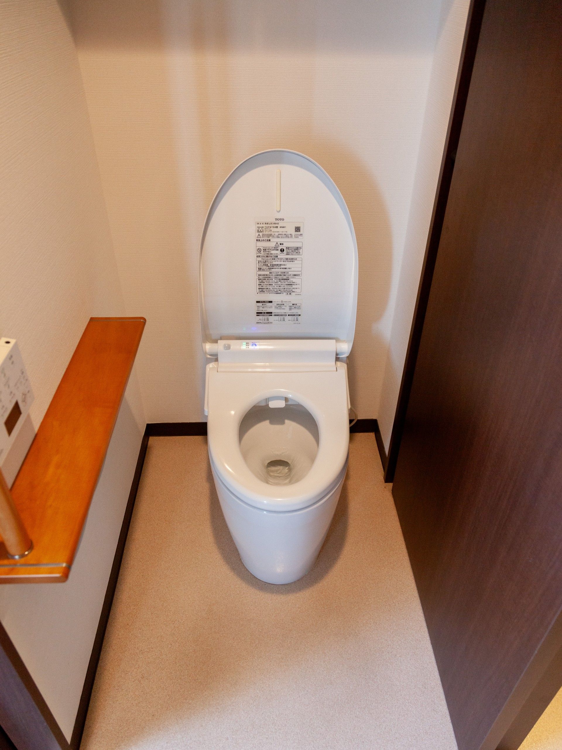 清潔なトイレ空間