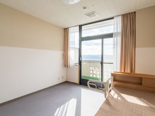 居室の窓から見える風景