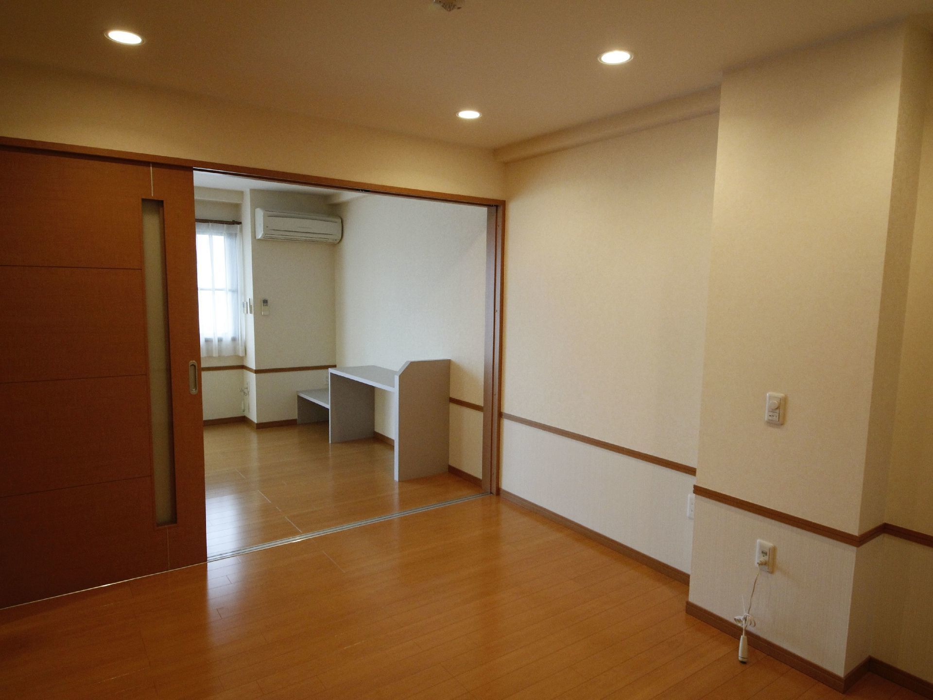 エアコンが設置された居室
