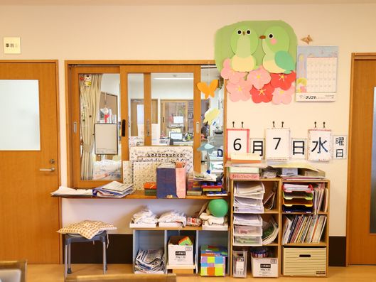 事務室前のスペース