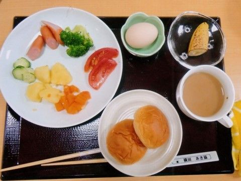 こころ春日井の食事。朝食。