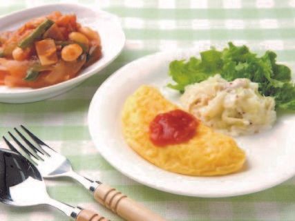バランスの良い食事提供