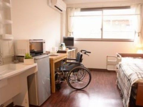 清潔な個室と車椅子居室