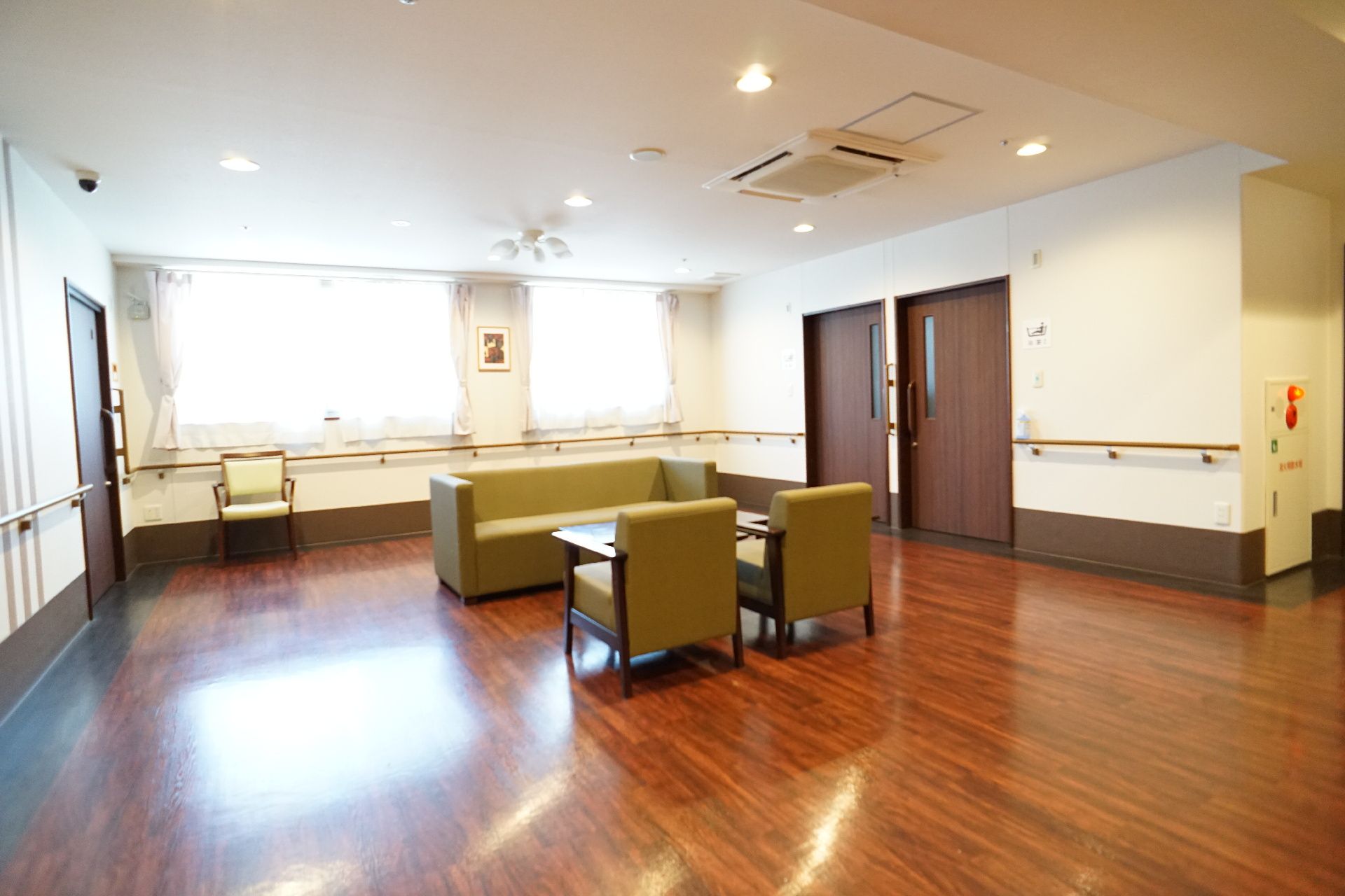 談話スペースのある高齢者向け住宅