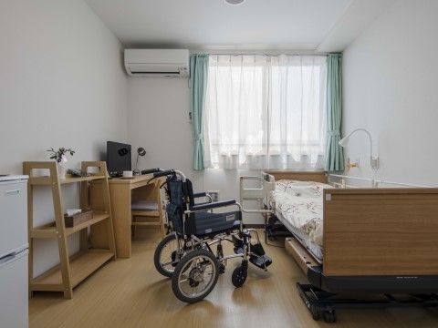 「センチュリーテラス白鍬」の居室。ご自宅のようにくつろげる。