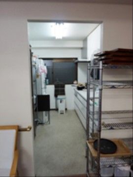 清潔な洗面台のある場所