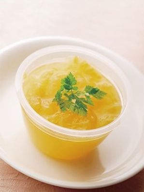 おやつ(オレンジゼリー)