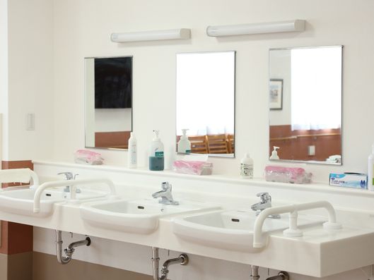 リビング内洗面所