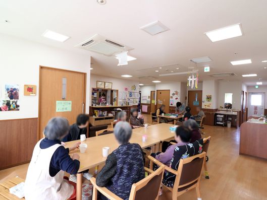 入居者が集う共有スペース