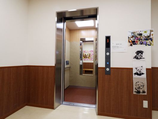 エレベーター内部の様子