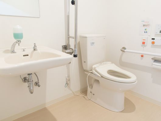 洗面台完備のトイレ