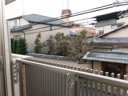 一階居室ベランダからみた景色