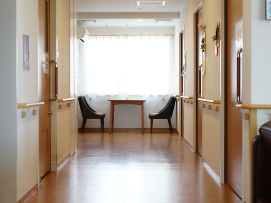 廊下の突き当り