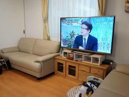 リビングダイニング一角