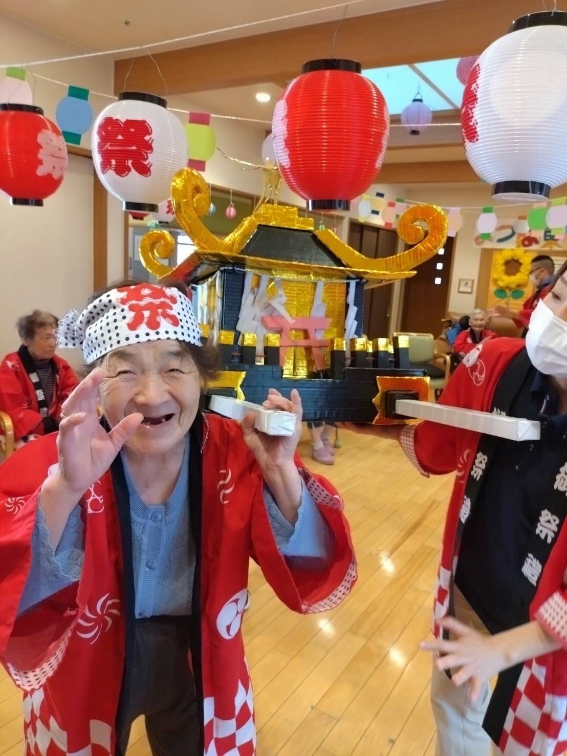 お祭り気分を味わえる施設のイベント