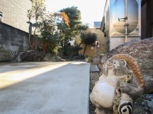 日向ぼっこができる庭