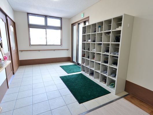 整理された下駄箱