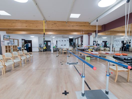開放感のあるトレーニングルーム
